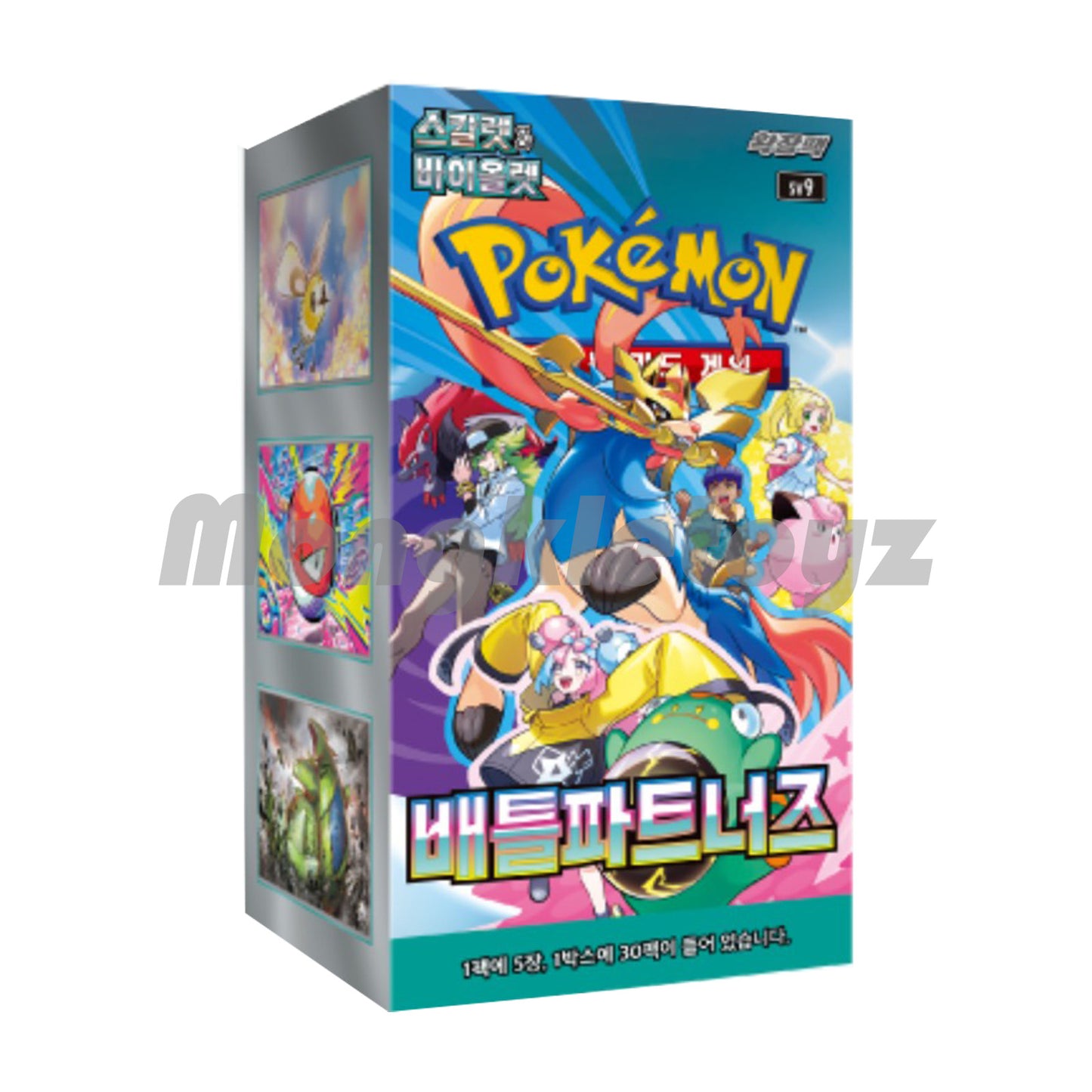 Korean PTCG Pokemon Card Battler Partners Booster Box sv9 No Promo