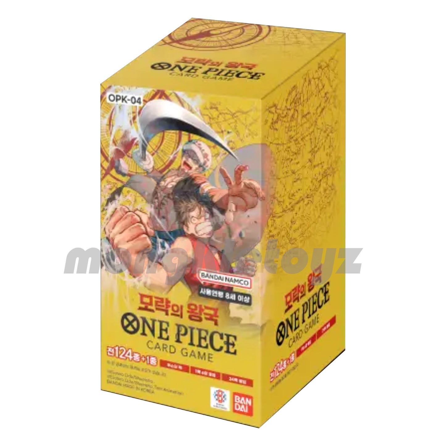 One Piece TCG Kingdom of Intrigue OPK-04 Booster Box (Factory Sealed) Korean Version
