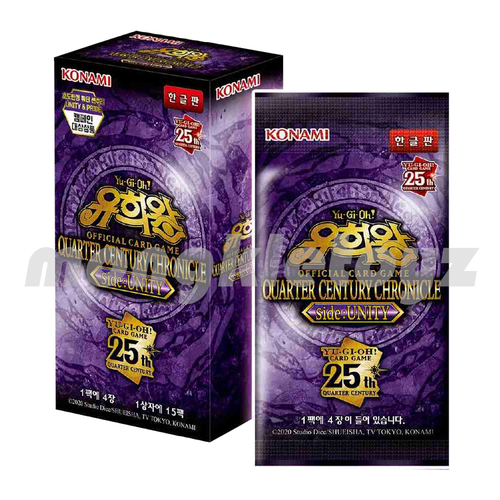 Yu-Gi-Oh! Quarter Century Chronicle Side: Unity QCCU-KR Korean Booster Box Yu-Gi-Oh! Quarter Century Chronicle Side: Unity QCCU-KR Korean Booster Box