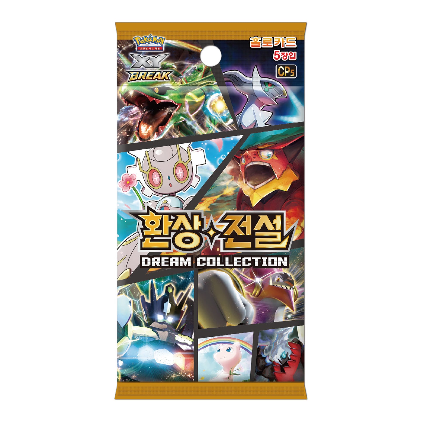 Pokemon Card pack of 5 Cards DREAM COLLECTION XY Break CP5 Korean Version