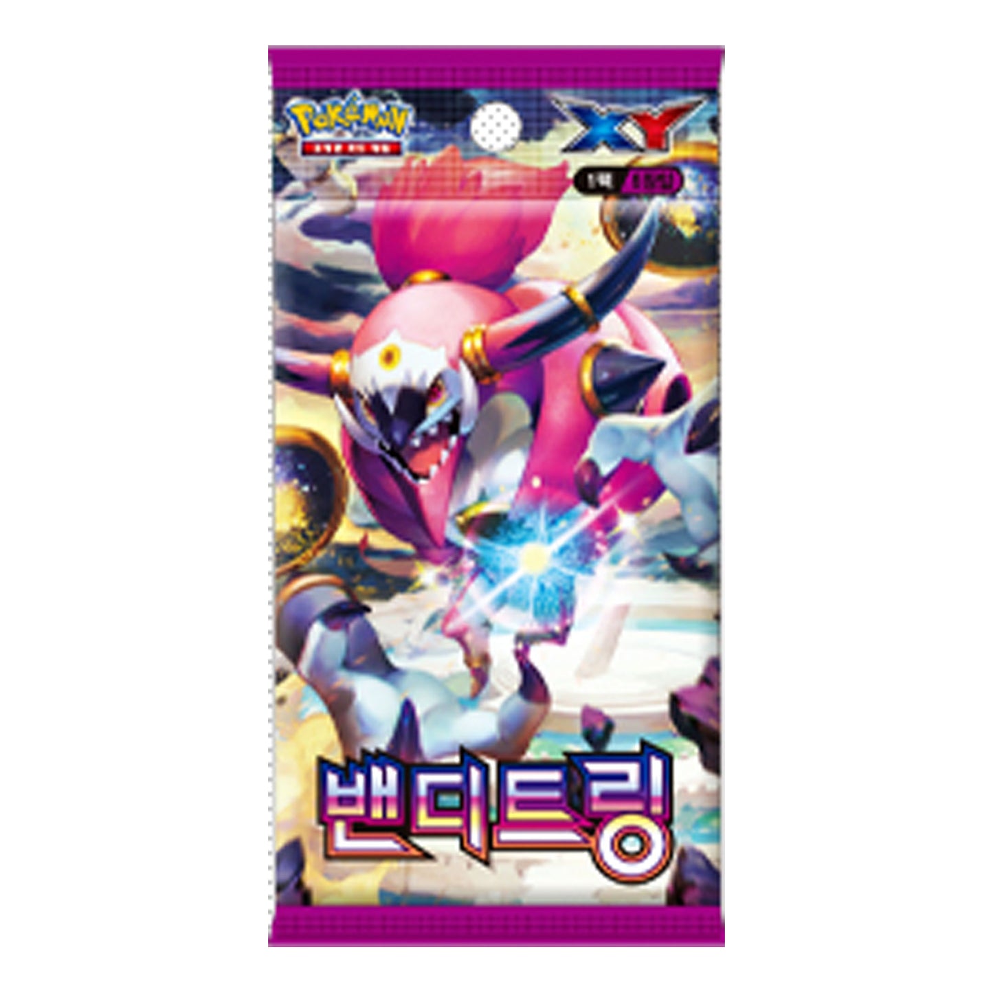 1 Pack Pokemon Card XY Bandit Ring Booster Pack Korean Version