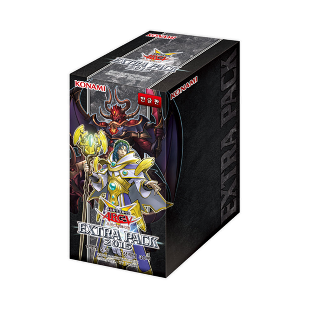 Yugioh Card Extra Pack 2015 Special Booster Packs(30 Packs) Box Korean Version EP15-KR