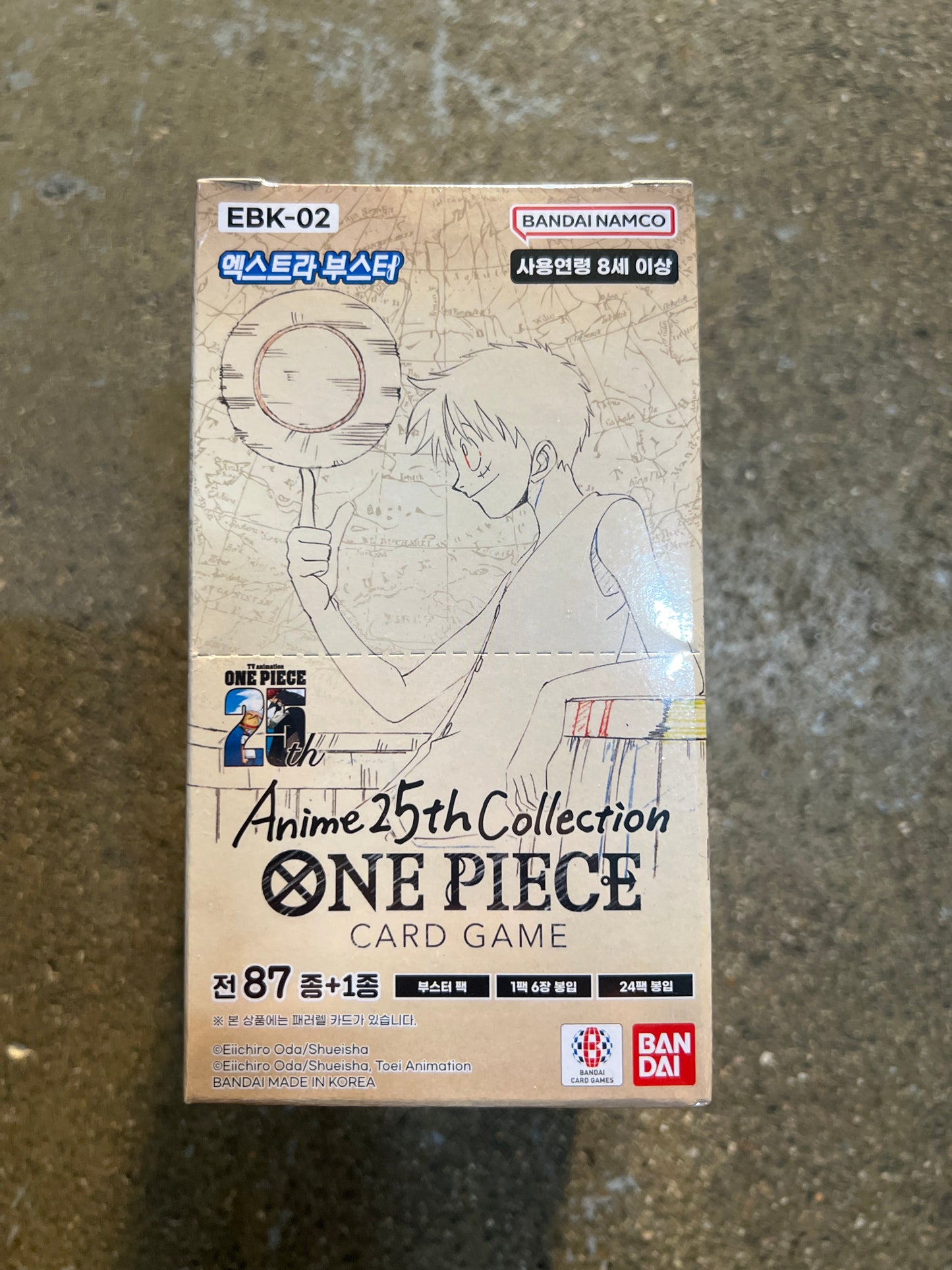 [EBK-02][Korean One Piece TCG] "Anime 25th Collection" Booster Box Brand New
