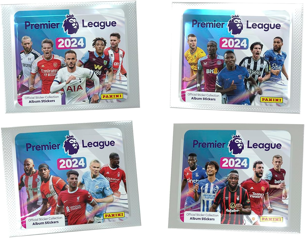 PANINI Premier League 2023/24 Sticker Collection x50 Packs Sealed With Sealing Tape