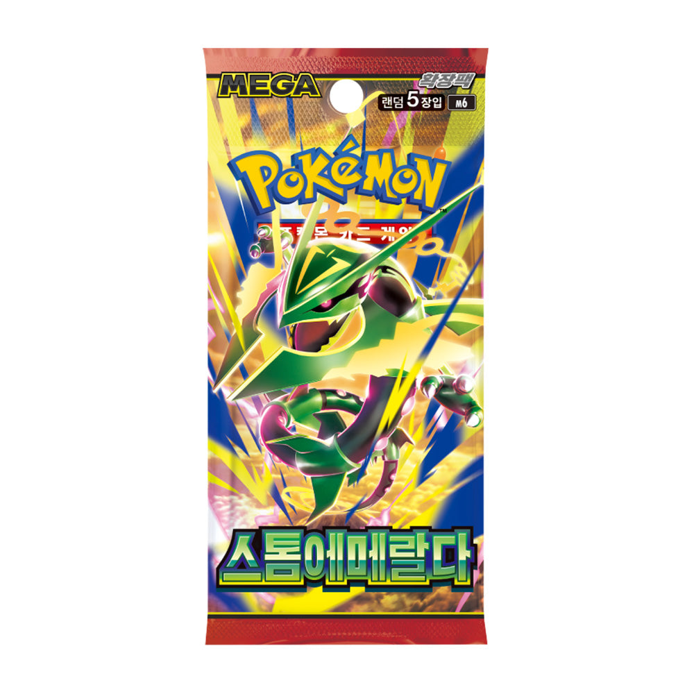 Pre Order [Korean PTCG M5]Pokemon Playing Card MEGA Storm Emeralda Booster Sealed Box(30 packs)