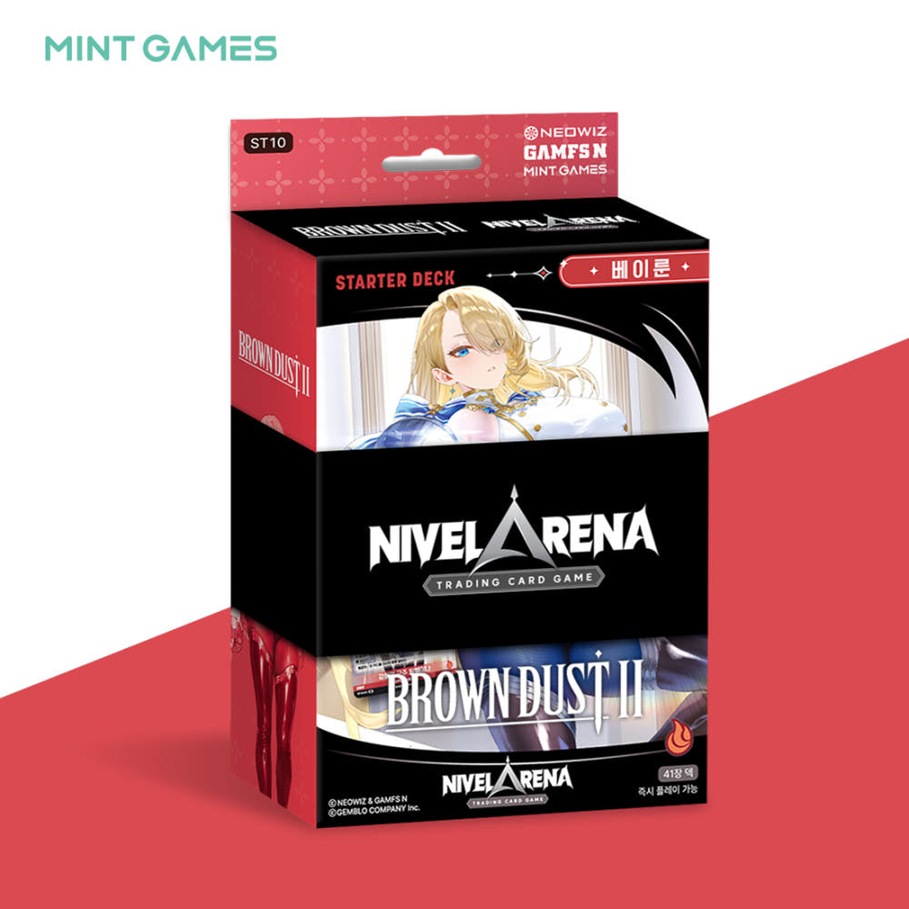 Korean NIKKE Cards Game - BROWN DUST II NIVEL ARENA Start DECK "BEIROON ST10"