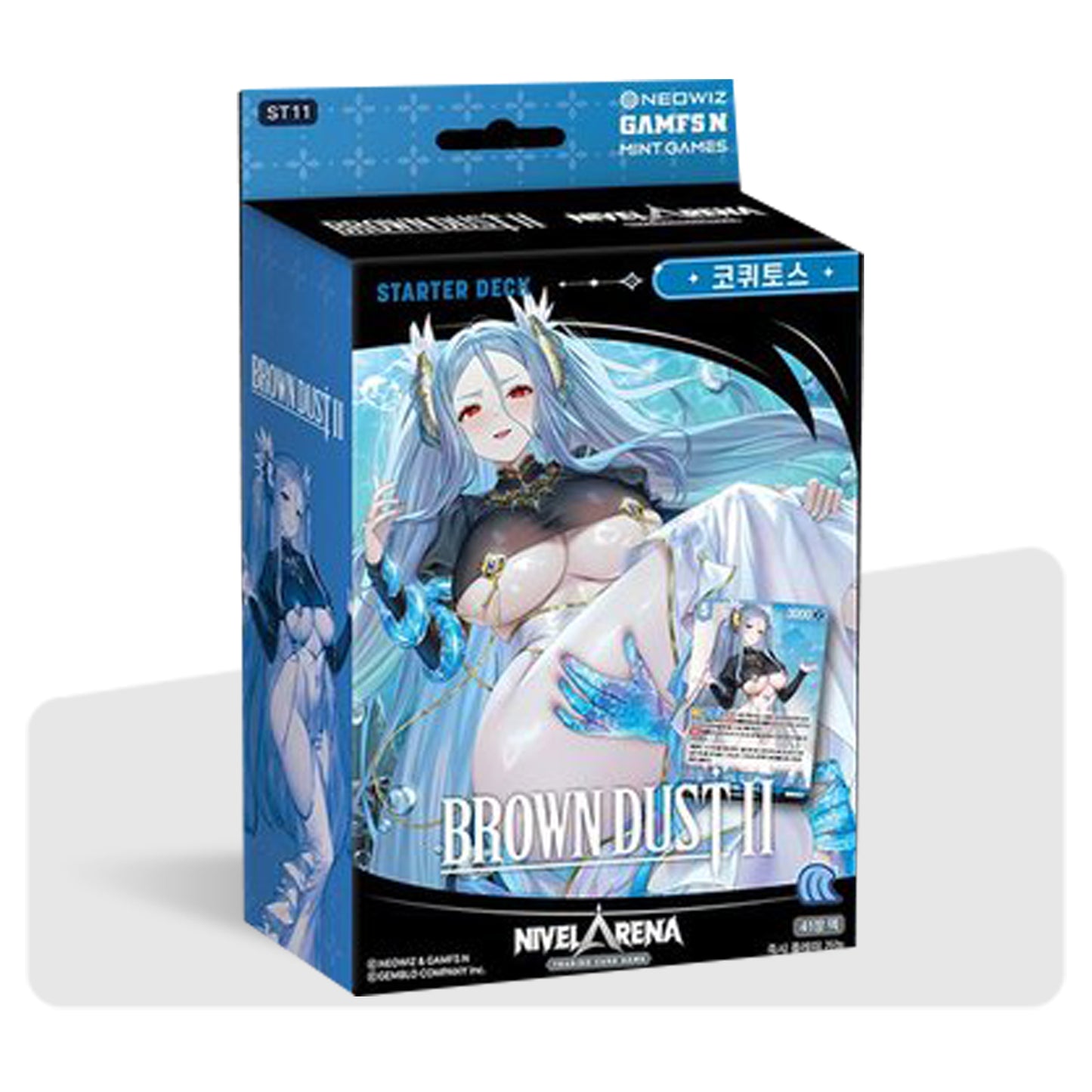 Korean NIKKE Cards Game - BROWN DUST II NIVEL ARENA Start DECK "COCYTUS ST11"