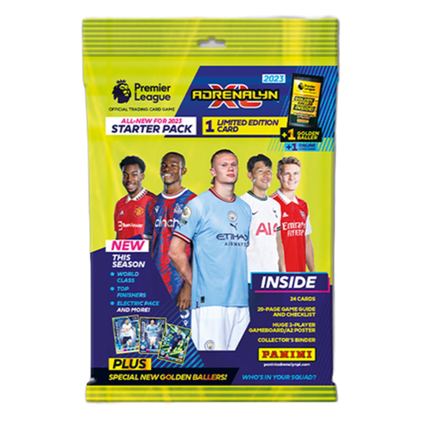 2023 Panini Adrenalyn XL イングランド プレミア リーグ EPL スターター パック (限定)