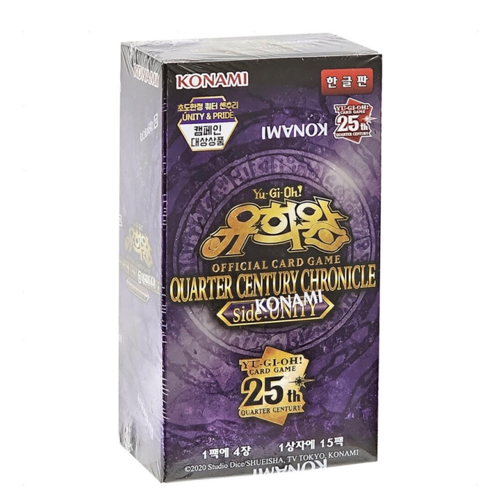 Yu-Gi-Oh! Quarter Century Chronicle Side: Unity QCCU-KR Korean Booster Box Yu-Gi-Oh! Quarter Century Chronicle Side: Unity QCCU-KR Korean Booster Box