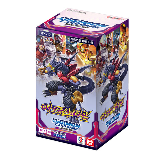 DIGIMON Card "Across Time" Booster Box BTK-12 Korean Version