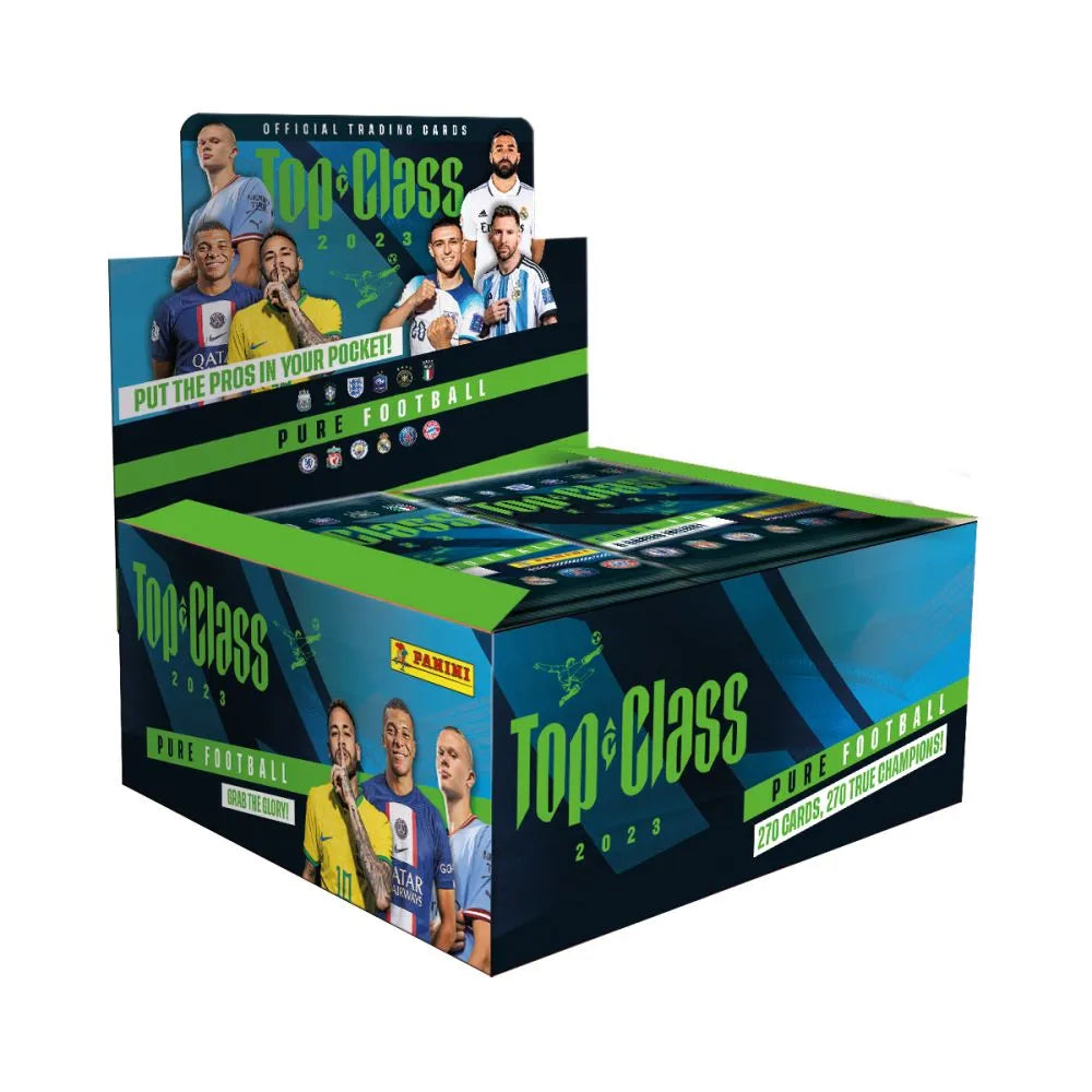 PANINI TOP CLASS 2023 サッカートレーディングカード ブースターBOX (24パック入り)/密封