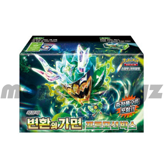 Pokemon Card "Mask of Change(Twilight Masquerade)" Booster Box Enclosed a Promo Pack Korean Version sv6