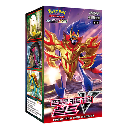 Pokemon Card Game Sword & Shield "Shield V" Booster Box s1W / Korean Ver